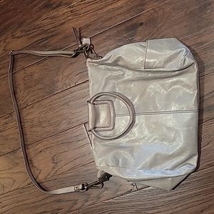 Hobo International Sheila Large Satchel/crossbody - Grey/Taupe